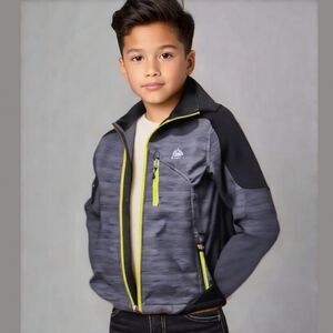 Snozu Hoodless Full Zip Long Sleeve Jacket